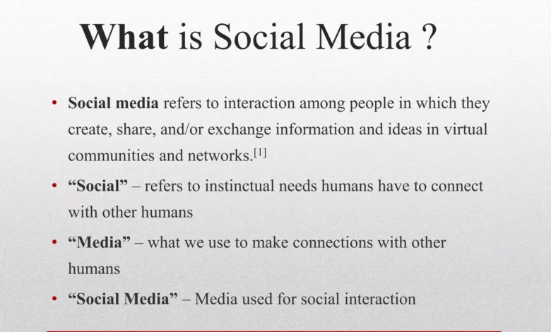 social presentation refers to