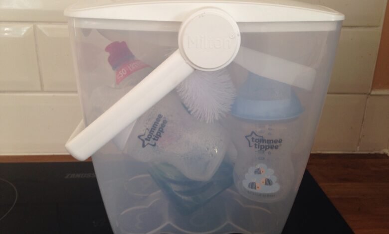 milton steriliser bucket