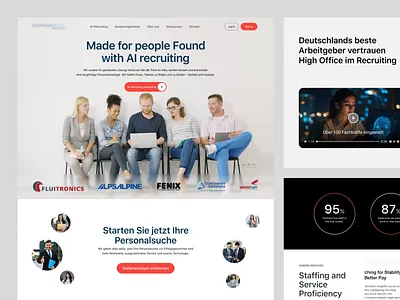 recruitment agency website design