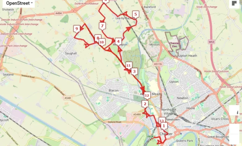 chester half marathon route
